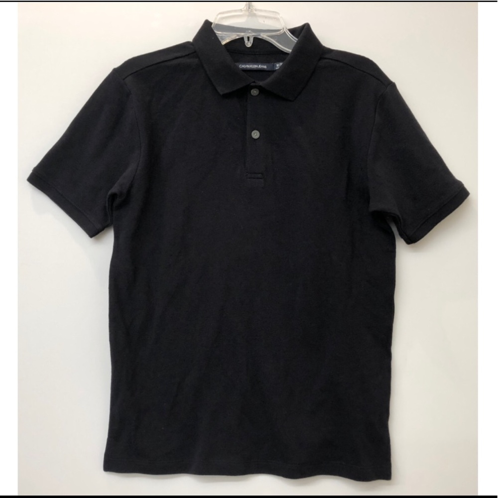 Boys CALVIN KLEIN JEANS Pique Polo Shirt Size M